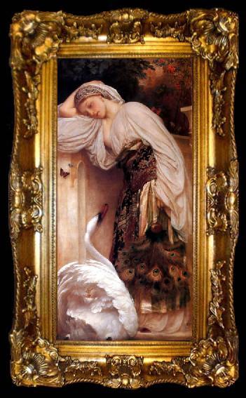 framed  Frederick Leighton Odalisque, ta009-2